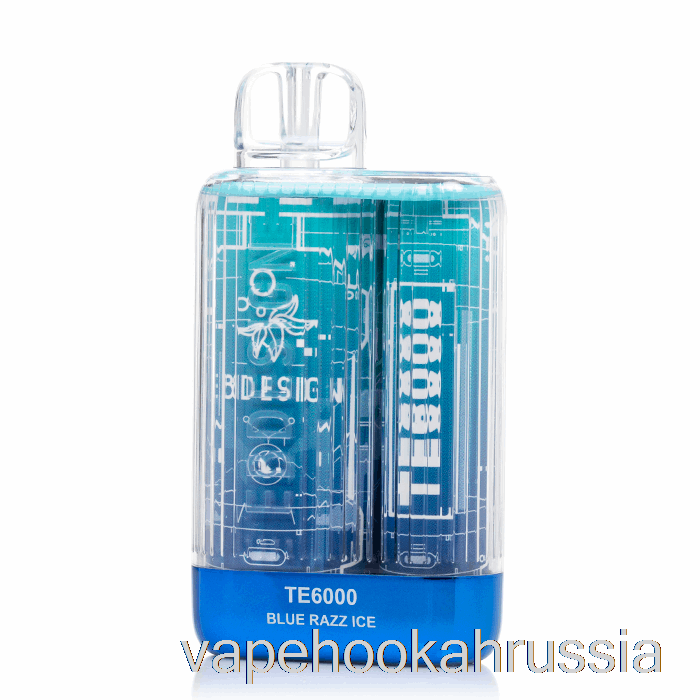 Vape россия Eb Te6000 одноразовый синий разз айс